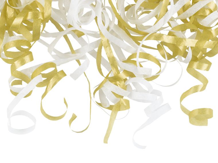 PartyDeco, tuba z serpentynami, mix, 25 cm, 1 szt.