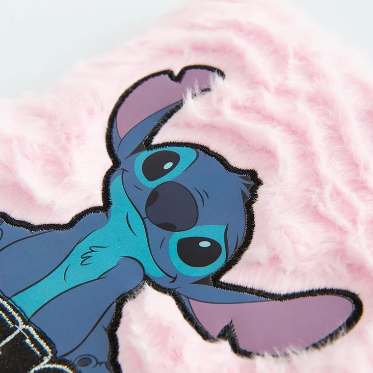 Paso, Lilo i Stitch, pamiętnik z kłódką, pluszowy, A5, 96 kartek, linia, różowy