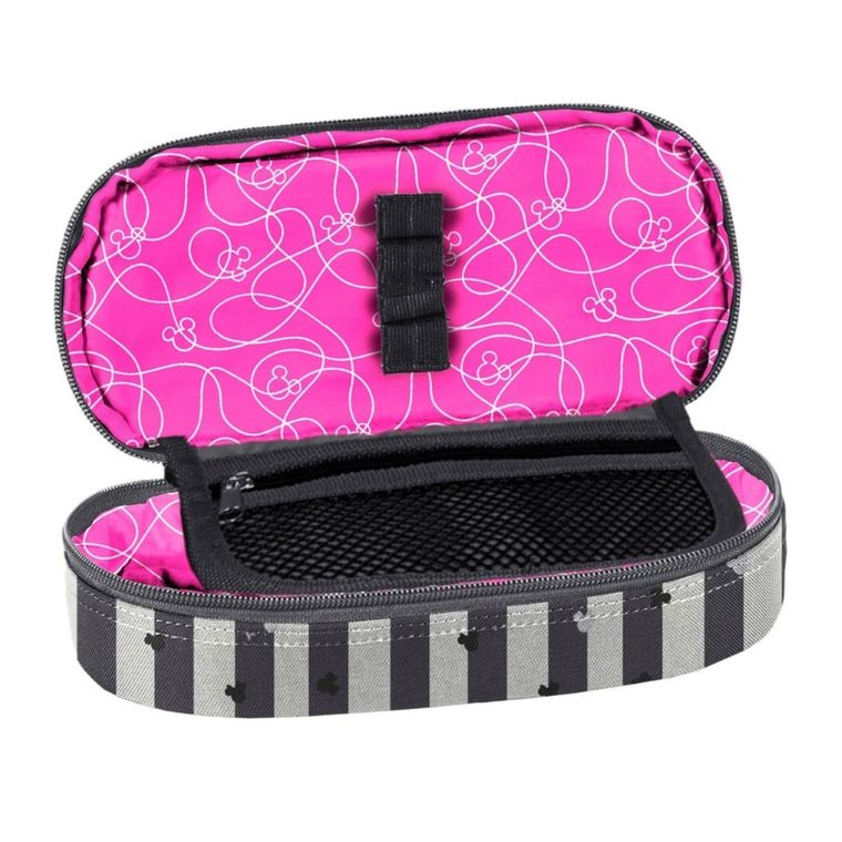 Paso, Myszka Minnie, piórnik owalny, Paski