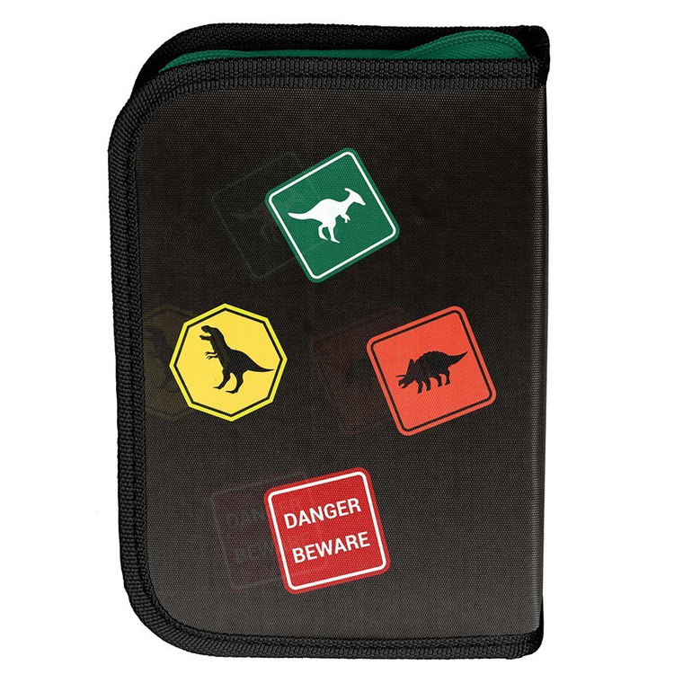 Paso, piórnik rozkładany, pojedynczy, Danger Dinosaurs