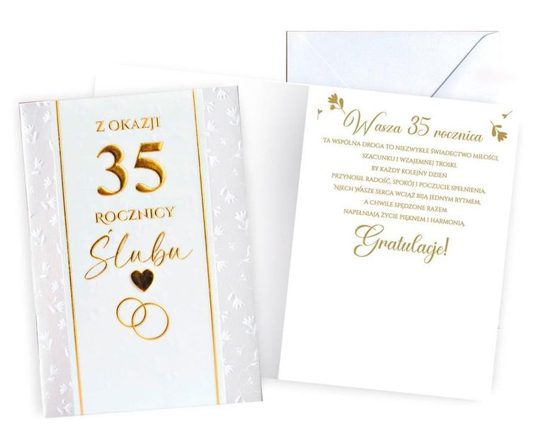 Passion Cards, karnet, Rocznica Ślubu 35