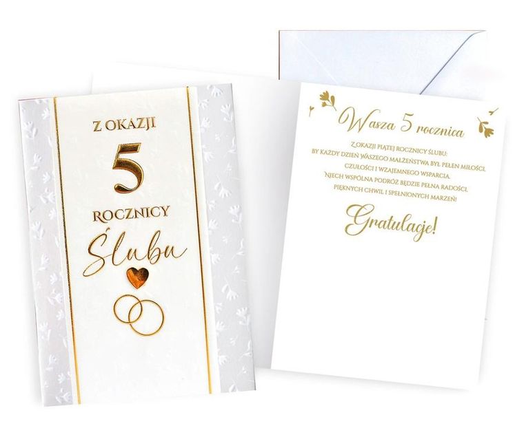 Passion Cards, karnet, Rocznica Ślubu 5