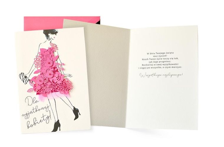 Passion Cards, karnet, Sukienka