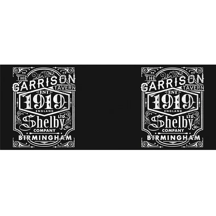 Peaky Blinders, kubek, Label, czarny