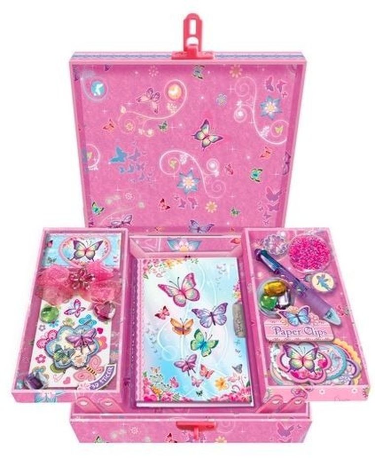 Pecoware, zestaw w pudełku z półkami, motylki