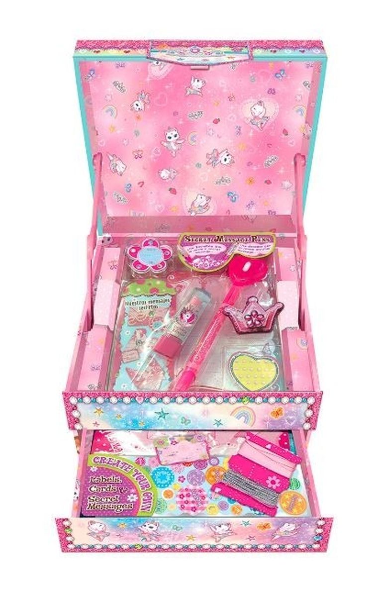 Pecoware, zestaw w pudełku z szufladami, kot baletnica