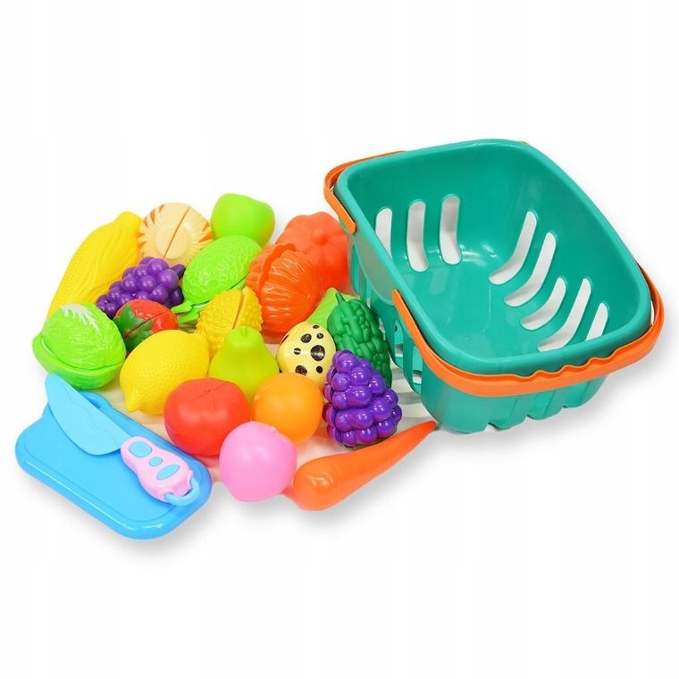 Pegaz Toys, warzywa do krojenia w koszyku