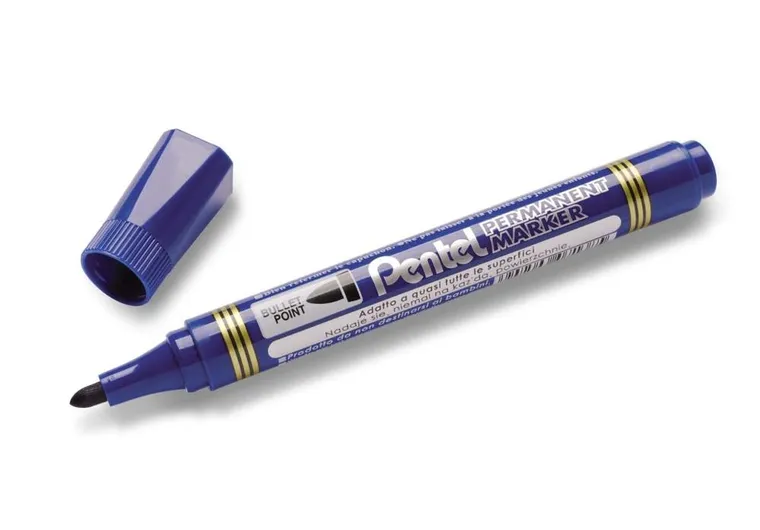 Pentel, marker permanentny okrągły N850, niebieski