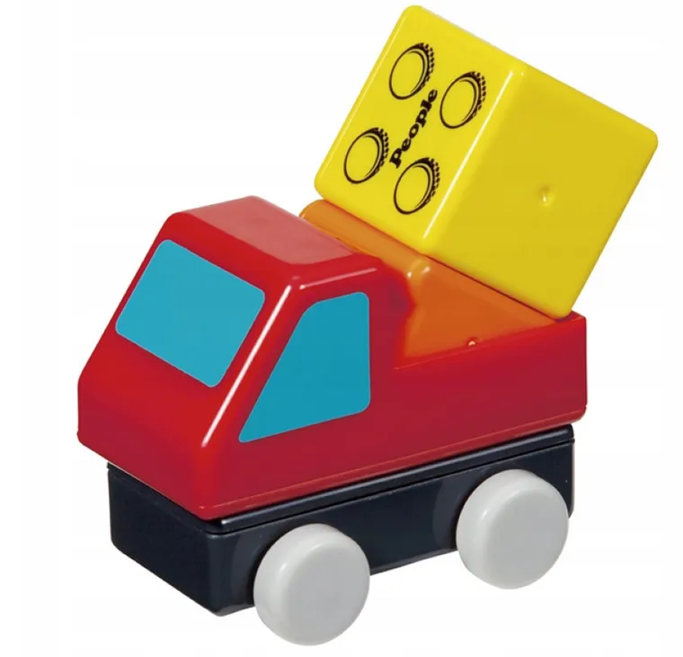 People Blocks, Ruchome Samochody, klocki magnetyczne, 18 elementów