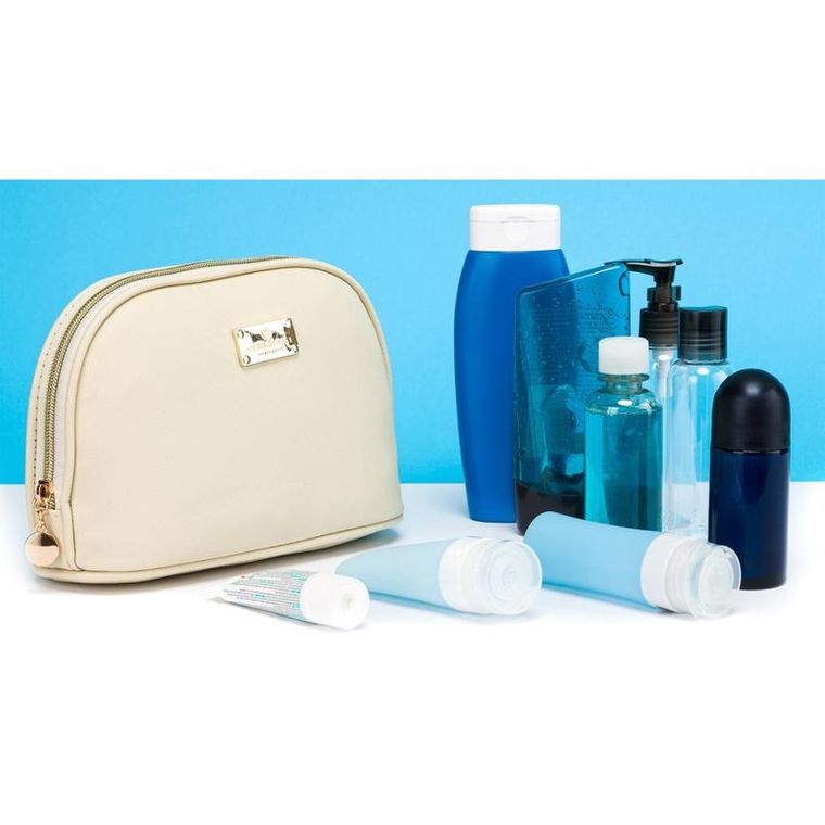 Peterson, kosmetyczka, 1-komorowa, beżowa