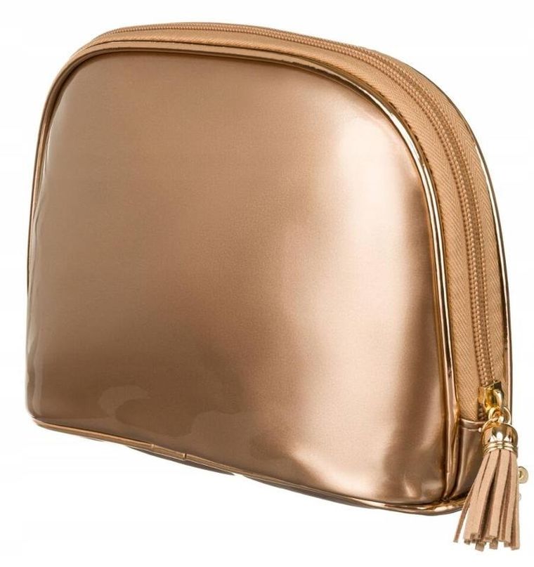 Peterson, kosmetyczka, 1-komorowa, złota