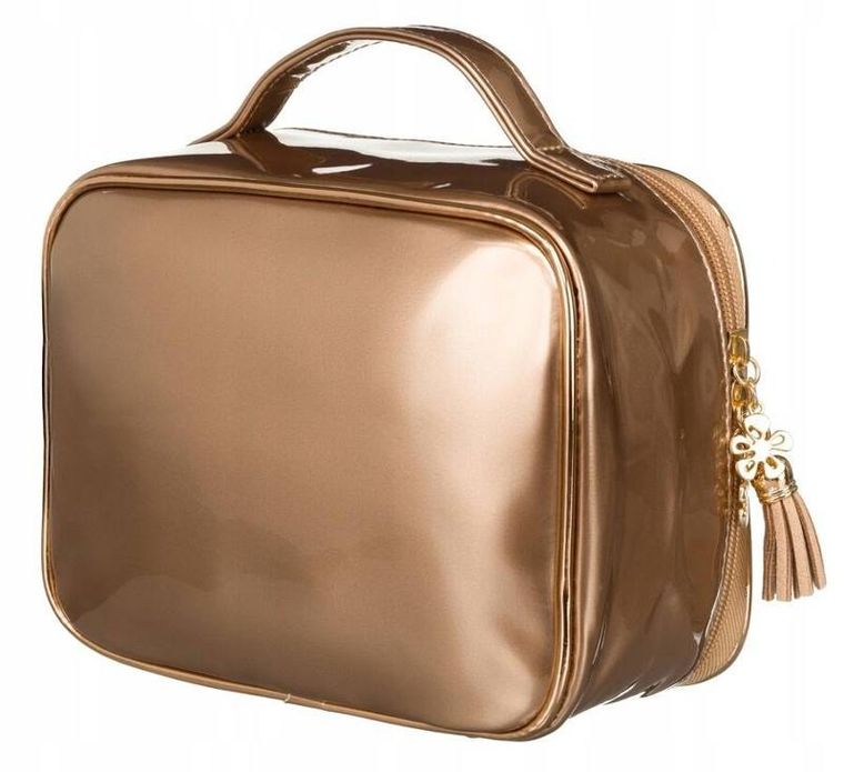 Peterson, kosmetyczka z uchwytem, złota