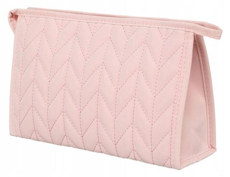 Peterson, kosmetyczka ze skóry ekologicznej, różowa