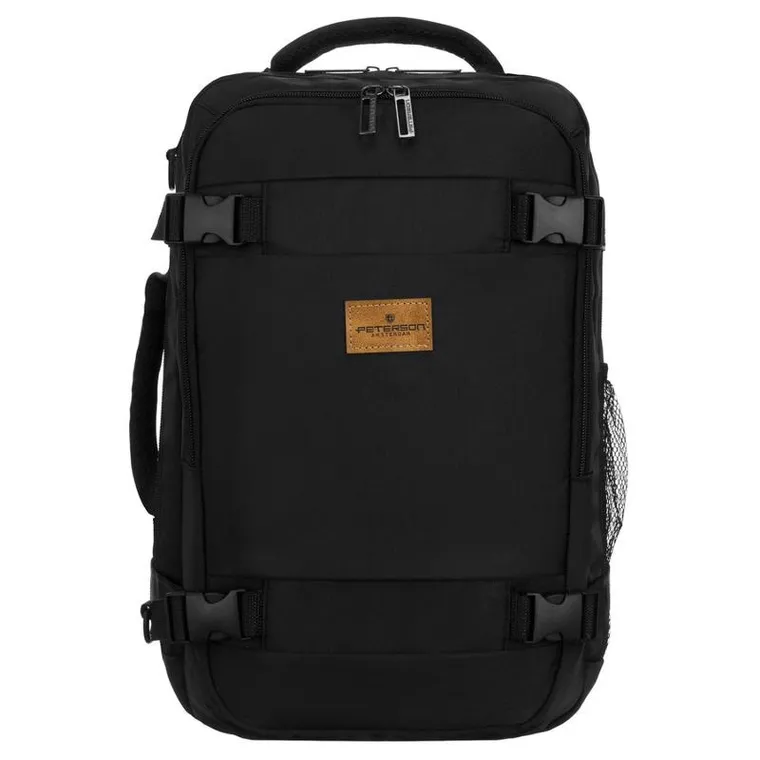 Peterson, plecak podróżny, bagaż podręczny, czarny