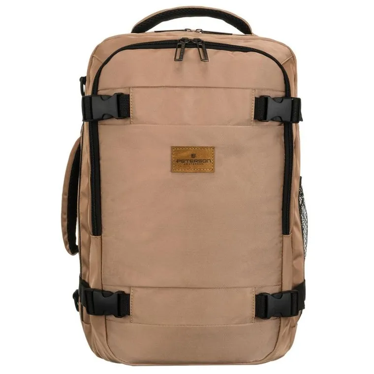 Peterson, plecak podróżny, beżowy