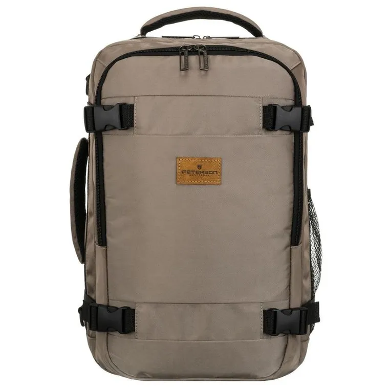 Peterson, plecak podróżny, dwukomorowy, szary