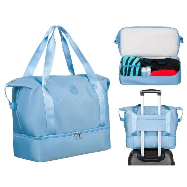 Peterson, torba podróżna, błękitna