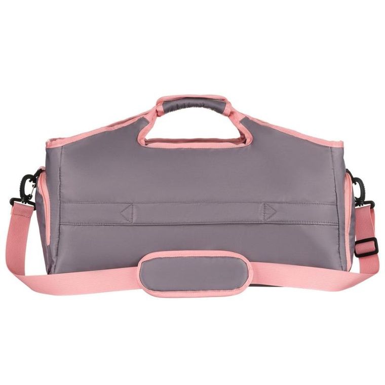 Peterson, torba podróżna, szaro-różowa