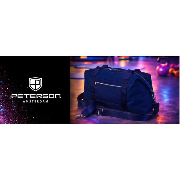 Peterson, torba sportowa, 1-komorowa, granatowa