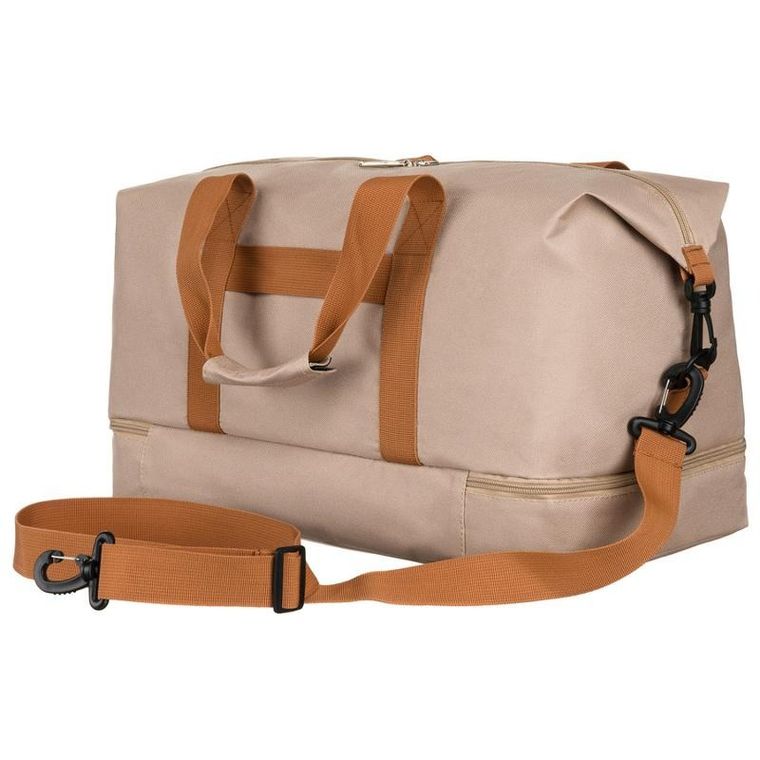 Peterson, wodoodporna torba podróżna, beżowa
