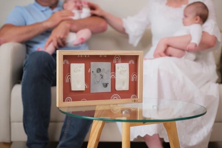 Petit Artichaut, Tęcza, ramka na dwa odciski i zdjęcie