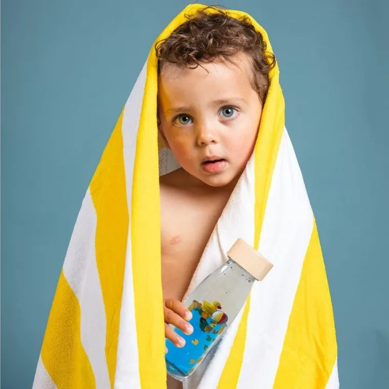 Petit Boum, Move, butelka sensoryczna dwufazowa, kaczka