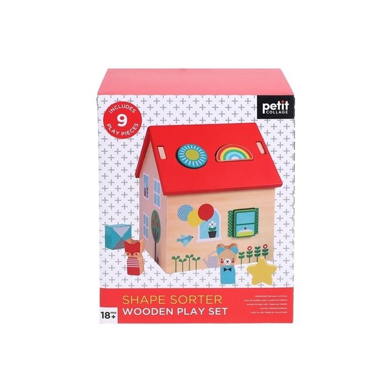 Petit Collage, Domek z figurkami, sorter