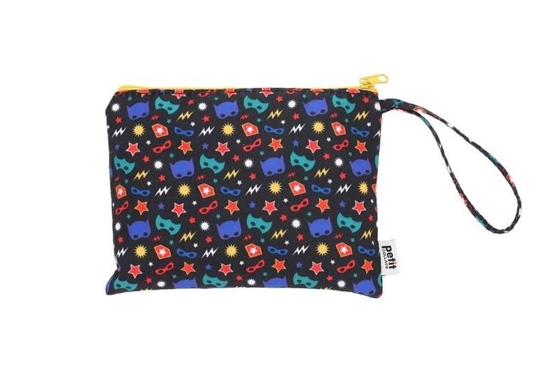 Petit Collage, Superbohaterowie, puzzle dwustronne, 49 elementów