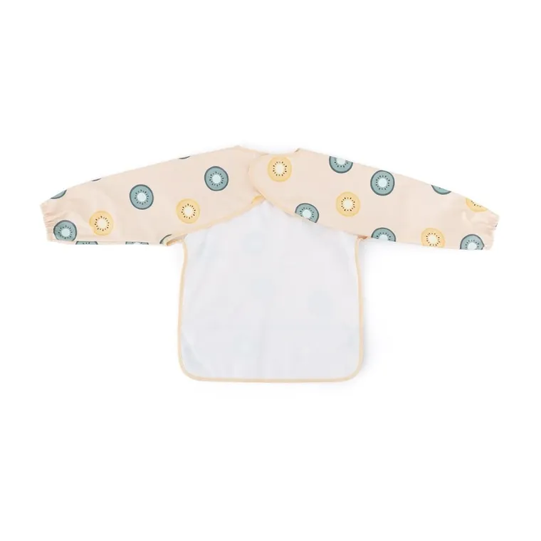 Petite&Mars, Ben, śliniak z długimi rękawami, Green Kiwi