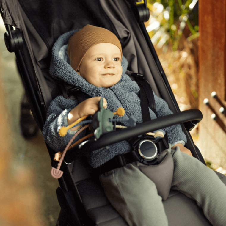 Petite&Mars, Crazy planet, silikonowa zabawka sensoryczna, Misty Green