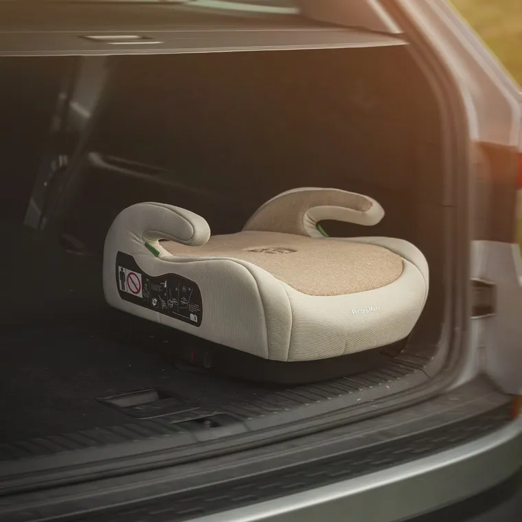 Petite&Mars, Optimus Pro, i-Size, podstawka samochodowa, caramel brown, 125-150 cm