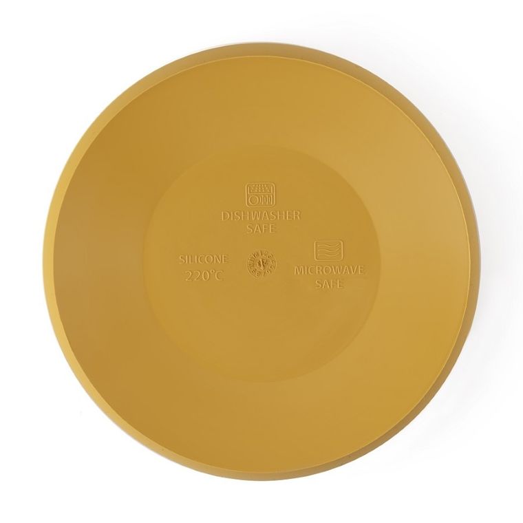 Petite&Mars, Take&Match, dwukolorowa miska, Intense Ochre, 6m+