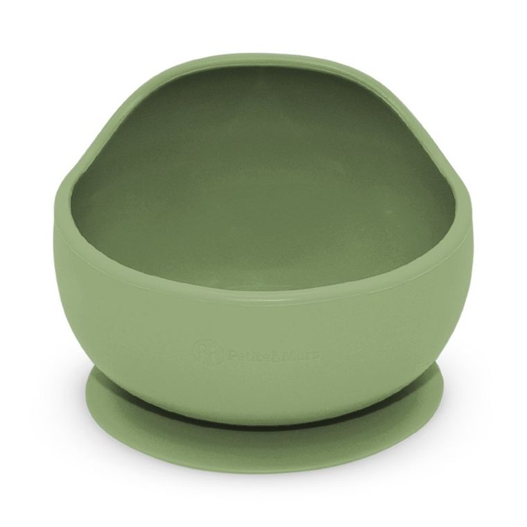 Petite&Mars, Take&Match, silikonowa miseczka z przyssawką, Sweet Pea, 6m+