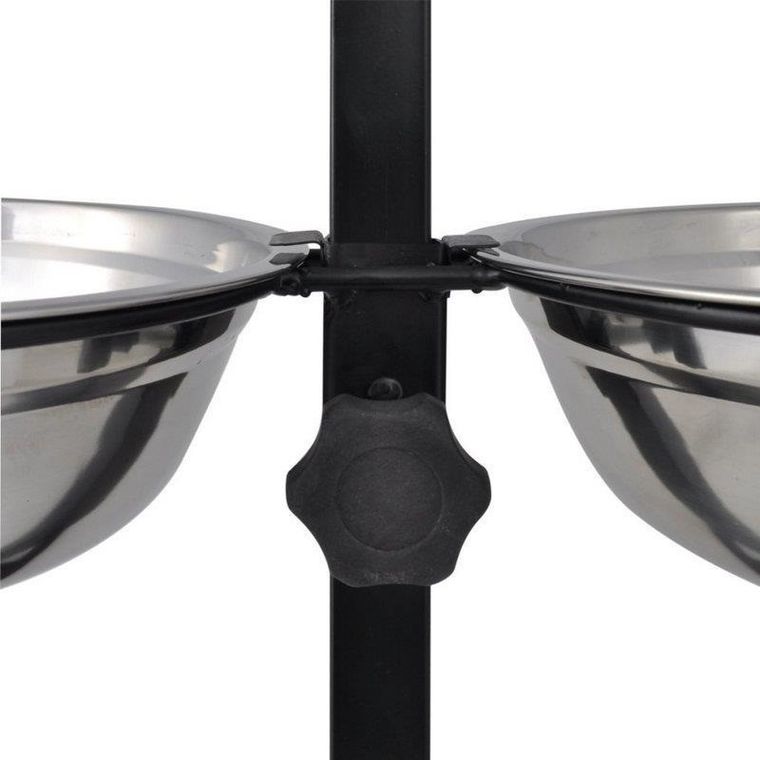 PETS Collection, miska dla psa na stojaku regulowanym, 2-1,8 l