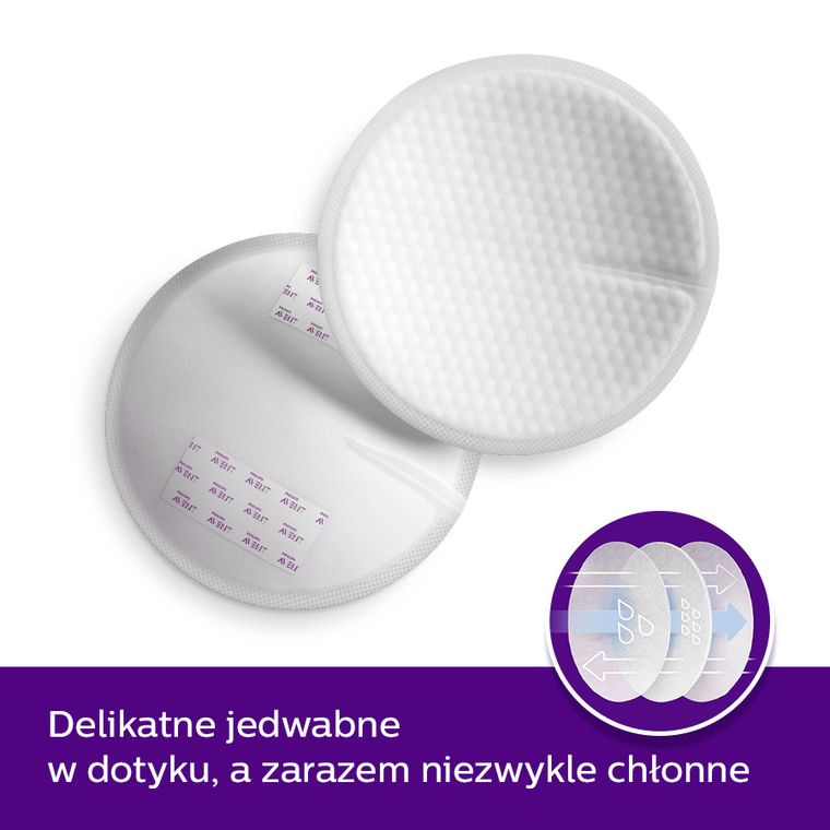 Philips Avent, jednorazowe wkładki laktacyjne, 24 szt.