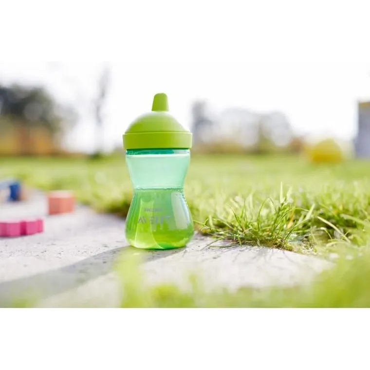 Philips Avent, kubek z twardym ustnikiem, 18m+, zielony, 200 ml
