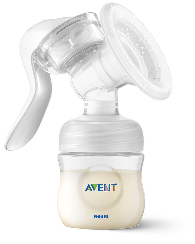 Philips Avent, laktator ręczny Natural Motion SCF430/13 (w zestawie z pojemnikami na pokarm VIA)