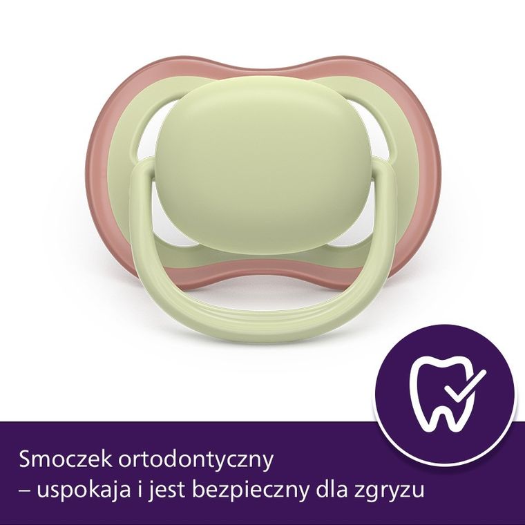 Philips Avent, Ultra Air, smoczek ortodontyczny, 6-18 m, 2 szt.