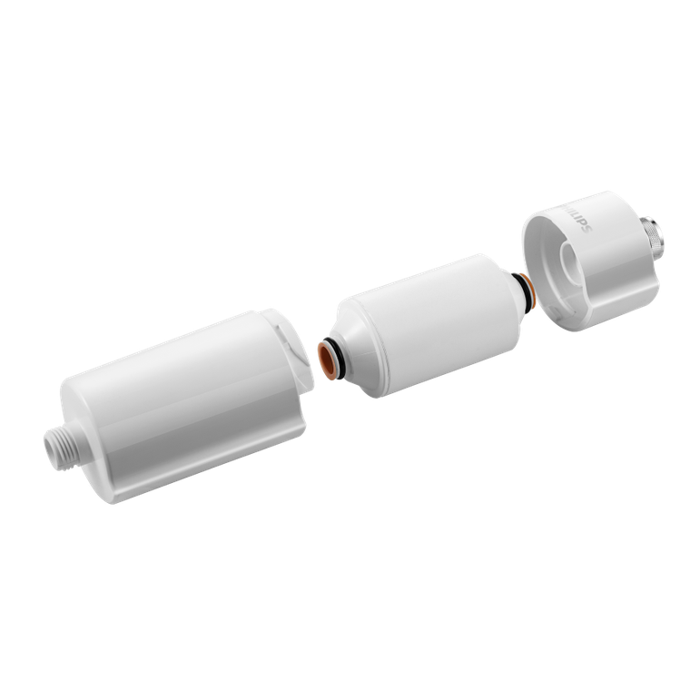 Philips, filtr prysznicowy, biały