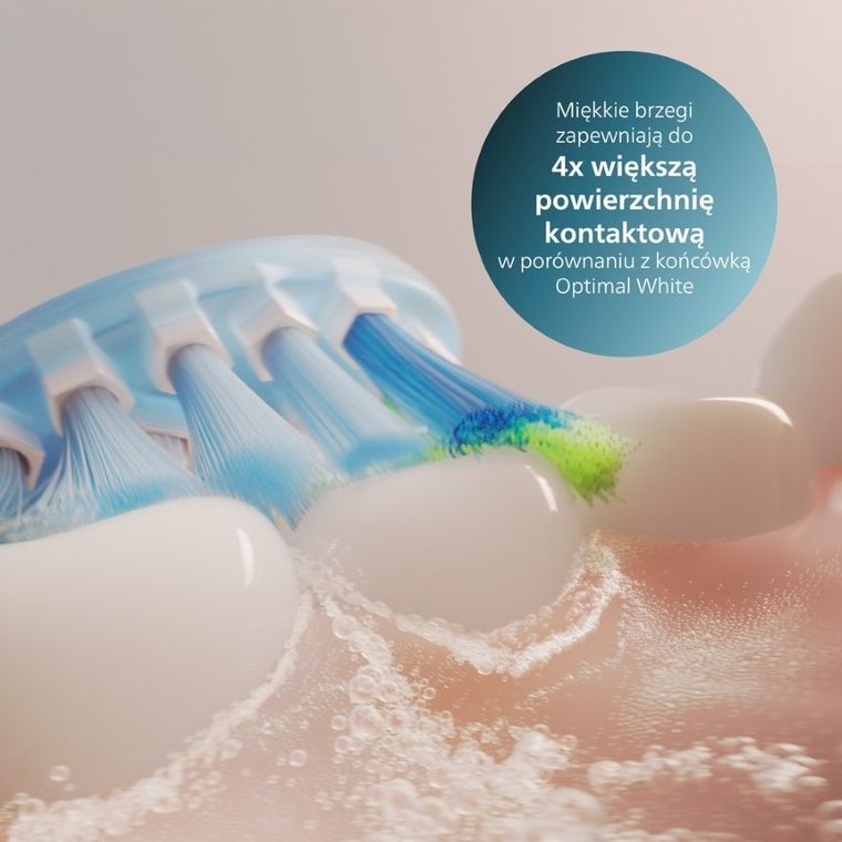 Philips, Sonicare, Premium Plaque Defence C3, końcówki do szczoteczki, białe, 2 szt., HX9042/87