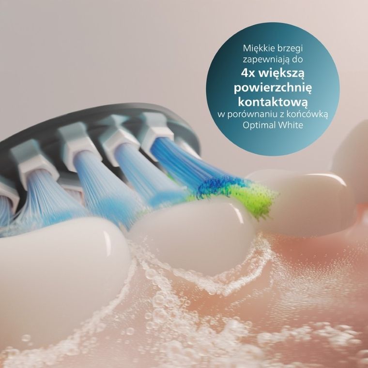 Philips, Sonicare, Premium Plaque Defence C3, końcówki do szczoteczki, czarne, 4 szt., HX9044/88