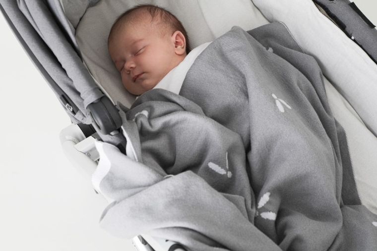 Piapimo, SleepSweet, prześcieradło do wózka z haftem, białe, 40-80 cm