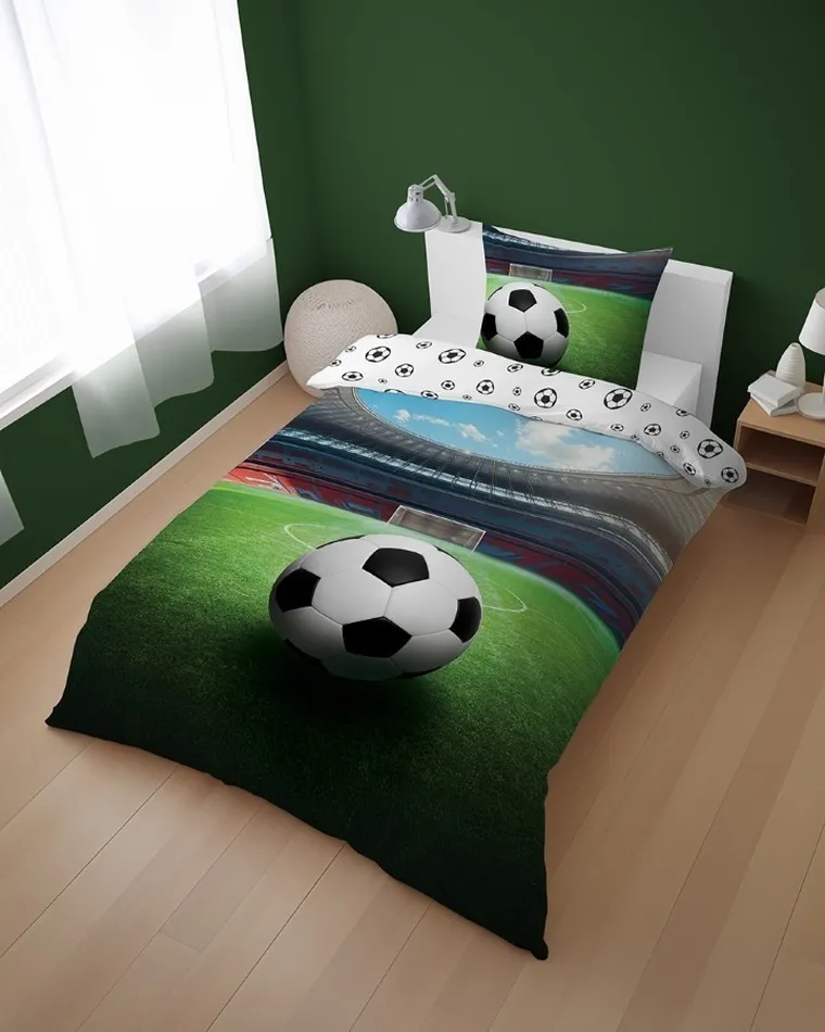 Piłka, 2-częściowy komplet pościeli, 160-200 cm