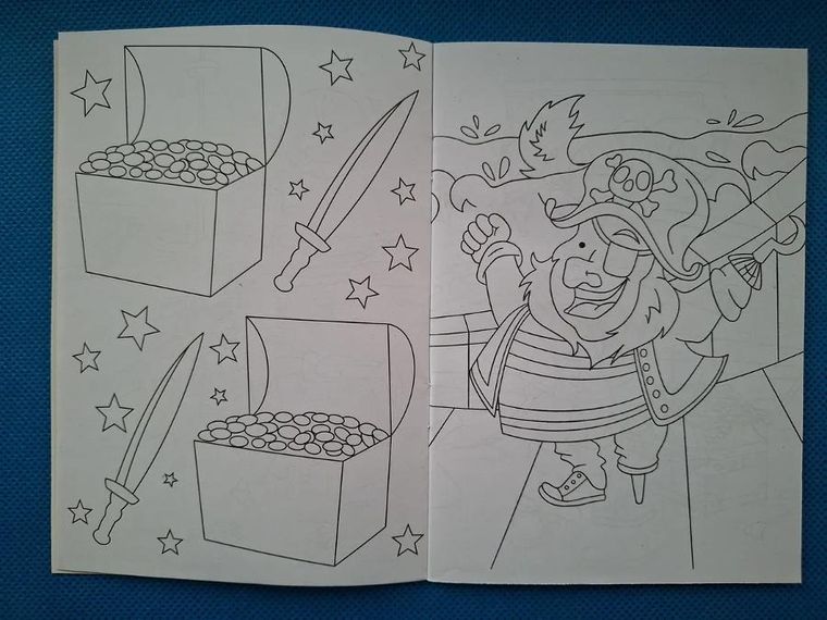 Piraci. Kolorowanki mini
