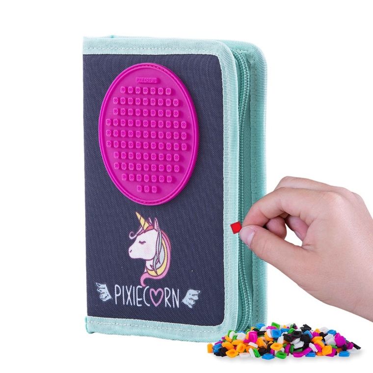 Pixie Crew, Jednorożec, piórnik jednokomorowy, purpurowy panel