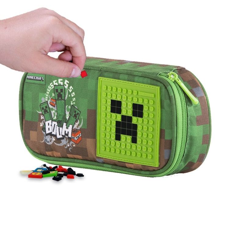 Pixie Crew, Minecraft, piórnik, owalny