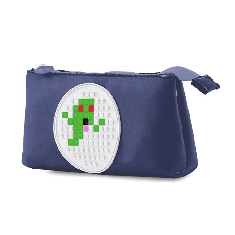 Pixie Crew, neoprenowy piórnik, saszetka, panel świecący w ciemności, granatowy