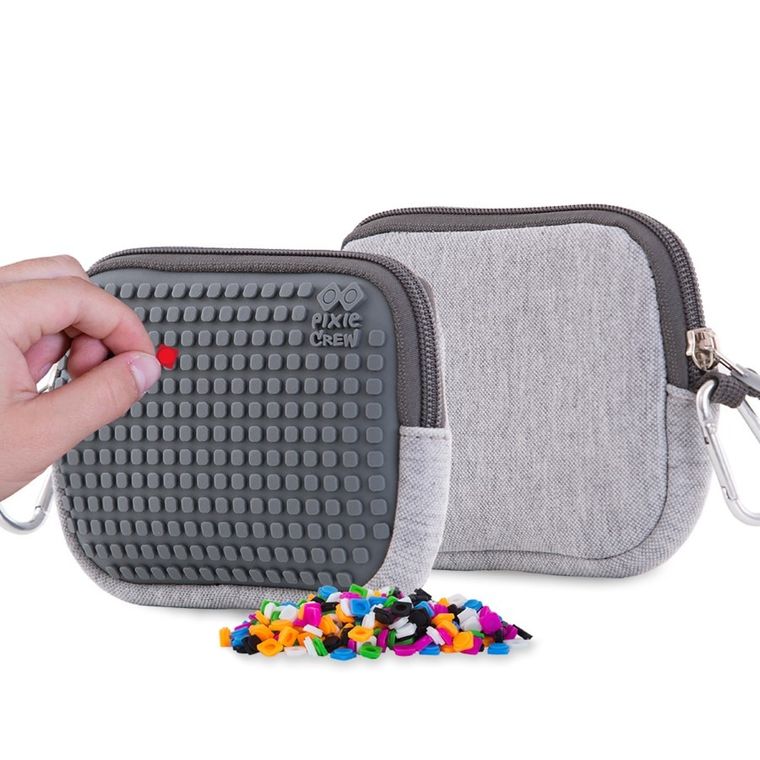 Pixie Crew, saszetka, kosmetyczka, szara, szary panel