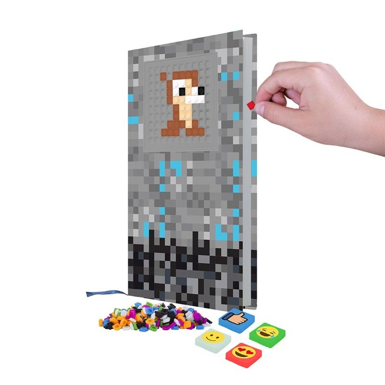 Pixie Crew, zeszyt A5, w linię, kratka, szary panel, 1 szt.