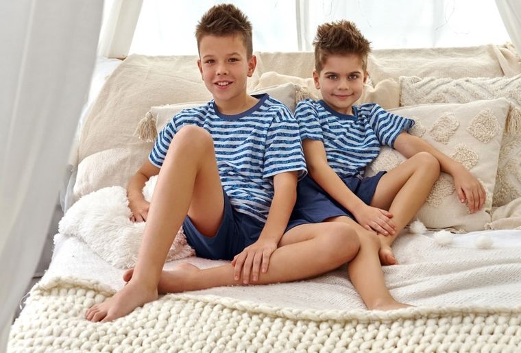 Piżama chłopięca, granatowa, Noah, Taro